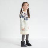 【マシンウォッシャブル】ノルディック風ハート柄ニットワンピース | ブランシェス | 詳細画像5 