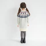 【マシンウォッシャブル】ノルディック風ハート柄ニットワンピース | ブランシェス | 詳細画像6 
