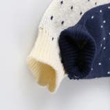 【マシンウォッシャブル】ノルディック風ハート柄ニットワンピース | ブランシェス | 詳細画像8 