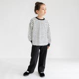 センタープレス風ロングパンツ/150cm/女の子/ワイドパンツ | ブランシェス | 詳細画像10 