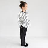 センタープレス風ロングパンツ/150cm/女の子/ワイドパンツ | ブランシェス | 詳細画像12 