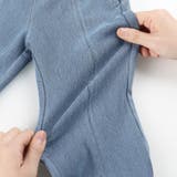 スリット入りフレア裏起毛パンツ デニム ロングパンツ | ブランシェス | 詳細画像11 