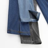 スリット入りフレア裏起毛パンツ デニム ロングパンツ | ブランシェス | 詳細画像28 