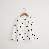 91:ドット柄オフ | 【b.+A】金子綾/長袖Tシャツ | ブランシェス