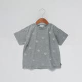 92:ドット柄グレー | 【b.+A】金子綾/半袖Ｔシャツ/綿100%/スタイリスト/コラボ | ブランシェス