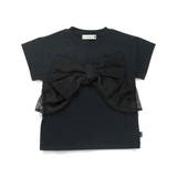 【b +A】金子綾 リボンドッキング半袖Tシャツ | ブランシェス | 詳細画像15 