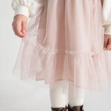 裏起毛チュール ドッキング ワンピース | ブランシェス | 詳細画像14 