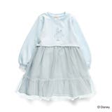 裏起毛チュール ドッキング ワンピース | ブランシェス | 詳細画像2 