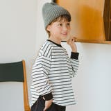 ボーダー | BIGシルエット長袖Tシャツ | ブランシェス