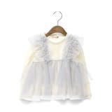 チュールレイヤード風長袖Tシャツ | ブランシェス | 詳細画像2 