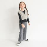 裾フリンジフレアデニムパンツ | ブランシェス | 詳細画像23 