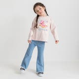 裾フリンジフレアデニムパンツ | ブランシェス | 詳細画像4 