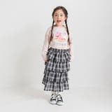 チェックティアードロングスカート | ブランシェス | 詳細画像15 