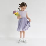 ラベンダー | 裾プリーツ ワンピース 入園 | ブランシェス