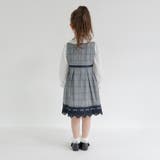 グレンチェック裾レース ワンピース 入園 | ブランシェス | 詳細画像6