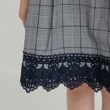 グレンチェック裾レース ワンピース 入園 | ブランシェス | 詳細画像8