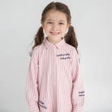 【おそろい】ストライプ柄ロゴ刺しゅうワンピース キッズ 女の子 | ブランシェス | 詳細画像15 