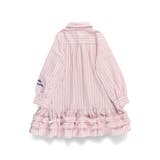 【おそろい】ストライプ柄ロゴ刺しゅうワンピース キッズ 女の子 | ブランシェス | 詳細画像20 