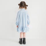 【おそろい】ストライプ柄ロゴ刺しゅうワンピース キッズ 女の子 | ブランシェス | 詳細画像6 