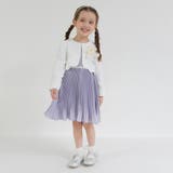 ラベンダー | ジャケット+裾プリーツ ワンピース+コサージュ 入園 | ブランシェス