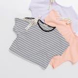 ロゴテープリボン肩あきTシャツ | ブランシェス | 詳細画像18 