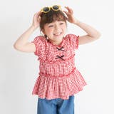 ギンガムブラウス風Tシャツ | ブランシェス | 詳細画像18 
