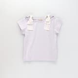 肩リボン半袖Tシャツ | ブランシェス | 詳細画像2