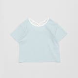 サックス | バックハート半袖Tシャツ | ブランシェス