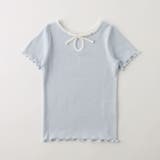 【吸水速乾】リボン付きテレコ半袖Tシャツ | ブランシェス | 詳細画像12 