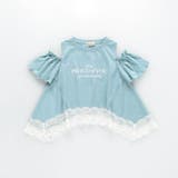 【WEB限定】ハンカチーフヘム裾肩あきＴシャツ | ブランシェス | 詳細画像13 