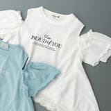 【WEB限定】ハンカチーフヘム裾肩あきＴシャツ | ブランシェス | 詳細画像8 