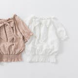 【プチレディ】シルバードット後ろリボントップス | ブランシェス | 詳細画像2