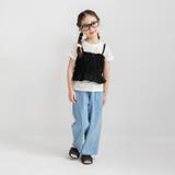 前開き風キャミソール＆Tシャツセット | ブランシェス | 詳細画像12 