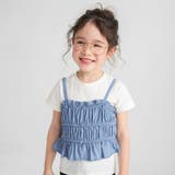 前開き風キャミソール＆Tシャツセット | ブランシェス | 詳細画像8 