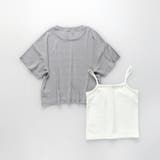 【WEB限定】シアー半袖Tシャツトップスセット | ブランシェス | 詳細画像16 