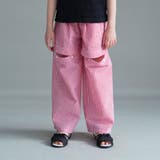 レッド | 【WEB限定】2WAYギンガムチェックパンツ | ブランシェス