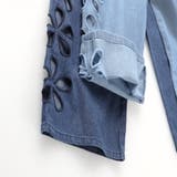 【WEB限定】お花カットモチーフデニムパンツ | ブランシェス | 詳細画像11 