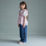 【WEB限定】お花カットモチーフデニムパンツ | ブランシェス | 詳細画像15 