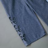 【WEB限定】お花カットモチーフデニムパンツ | ブランシェス | 詳細画像19 