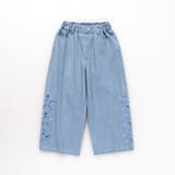 【WEB限定】お花カットモチーフデニムパンツ | ブランシェス | 詳細画像2 