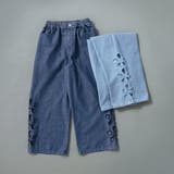 【WEB限定】お花カットモチーフデニムパンツ | ブランシェス | 詳細画像20 