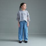 【WEB限定】お花カットモチーフデニムパンツ | ブランシェス | 詳細画像5 