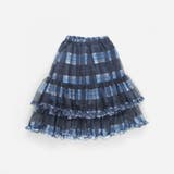 チェックチュールフリルティアードスカート | ブランシェス | 詳細画像12 