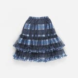 チェックチュールフリルティアードスカート | ブランシェス | 詳細画像17 