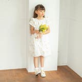 【おそろい】花刺しゅうワンピース キッズ 女の子 | ブランシェス | 詳細画像5