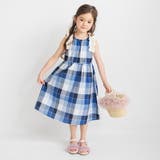 ブルー | 【ときめきワンピース】肩フリルワンピース | ブランシェス