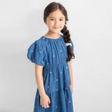 【おそろい】ハート刺しゅうデニムワンピース | ブランシェス | 詳細画像18 