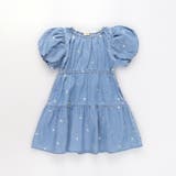 【おそろい】ハート刺しゅうデニムワンピース | ブランシェス | 詳細画像2 