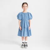 【おそろい】ハート刺しゅうデニムワンピース | ブランシェス | 詳細画像3 