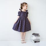 【おそろい】小花柄フリル肩あきワンピース | ブランシェス | 詳細画像1 